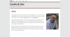 Desktop Screenshot of franksiler.com